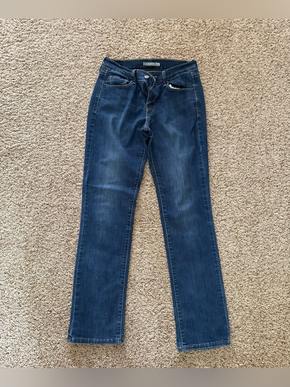 Levi’s 501 Straight Dark Blue Women's Jeans